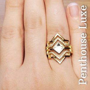 Egyptian Goddess 18k Gold Plated Ring